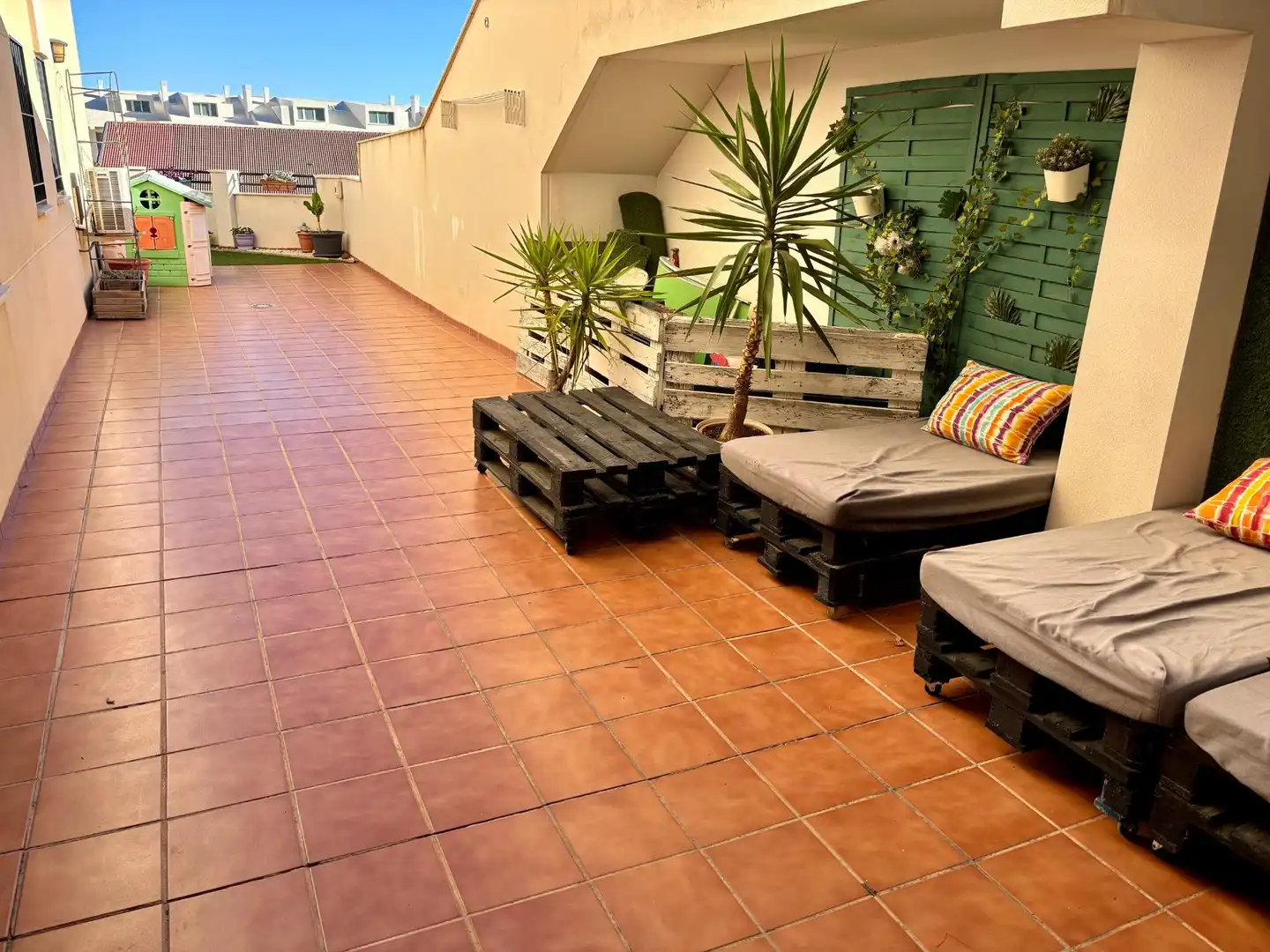 Terrace of Flat for sale in Benalmádena  with Air Conditioner, Private garden and Terrace