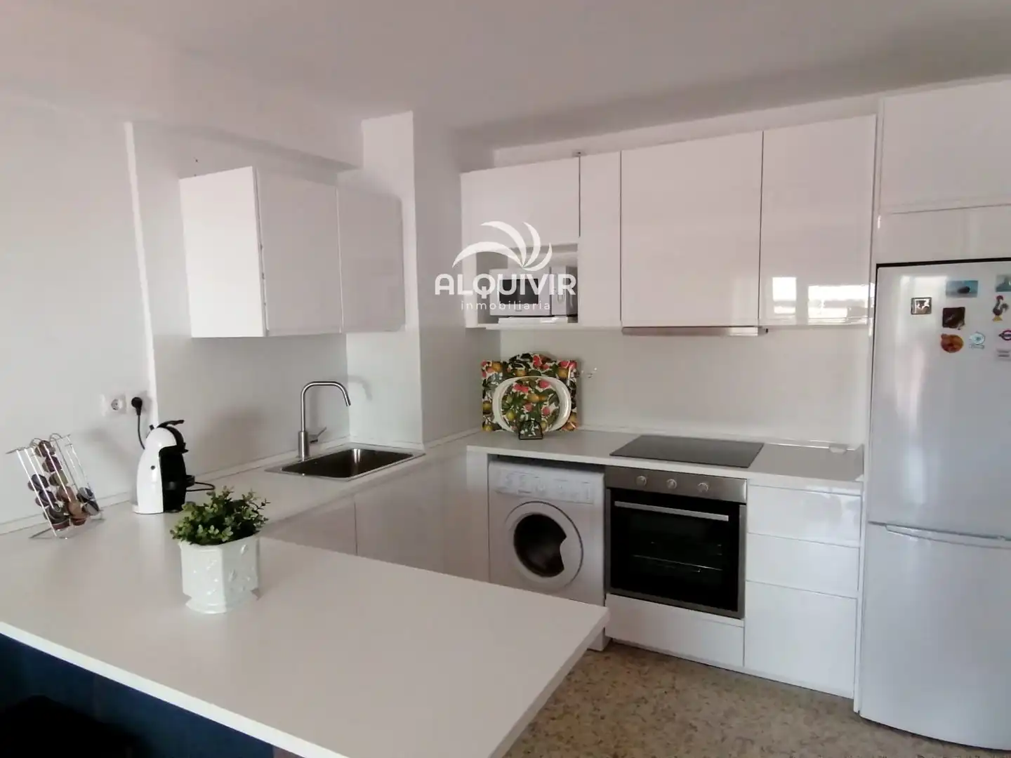 Kitchen of Flat for rent in Almonte  with Air Conditioner, Terrace and Furnished