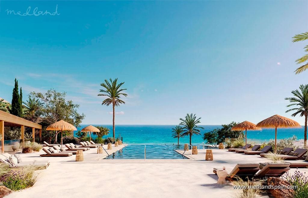 Piscina de Apartament en venda en Mojácar amb Aire condicionat, Terrassa i Traster