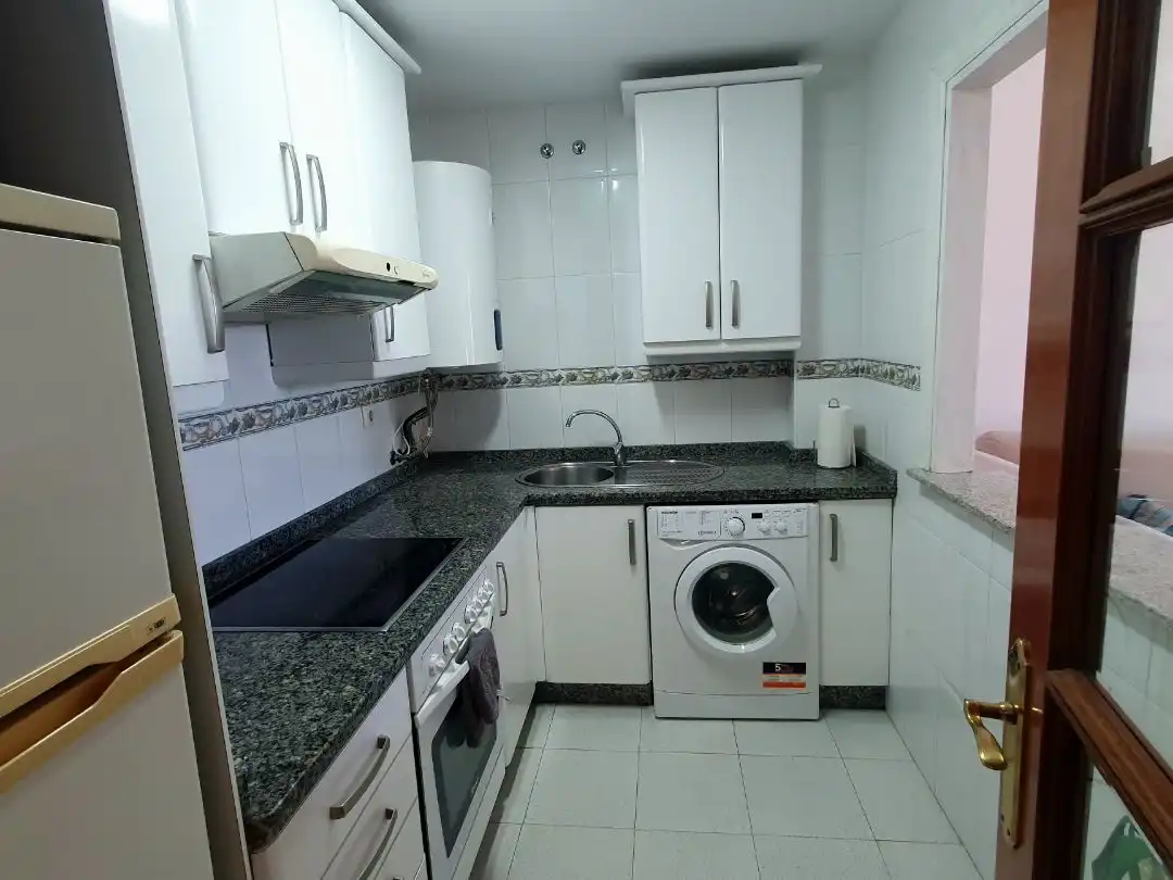 Kitchen of Flat for rent in Benalmádena  with Air Conditioner, Heating and Terrace