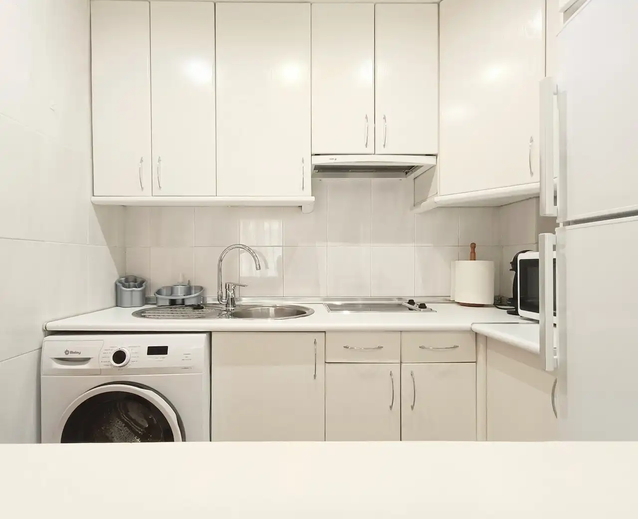 Cocina de Piso de alquiler en Madrid con Aire acondicionado, Terraza y Amueblado