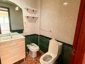 Bathroom of Flat for rent in Almenara  with Furnished, Oven and Washing machine