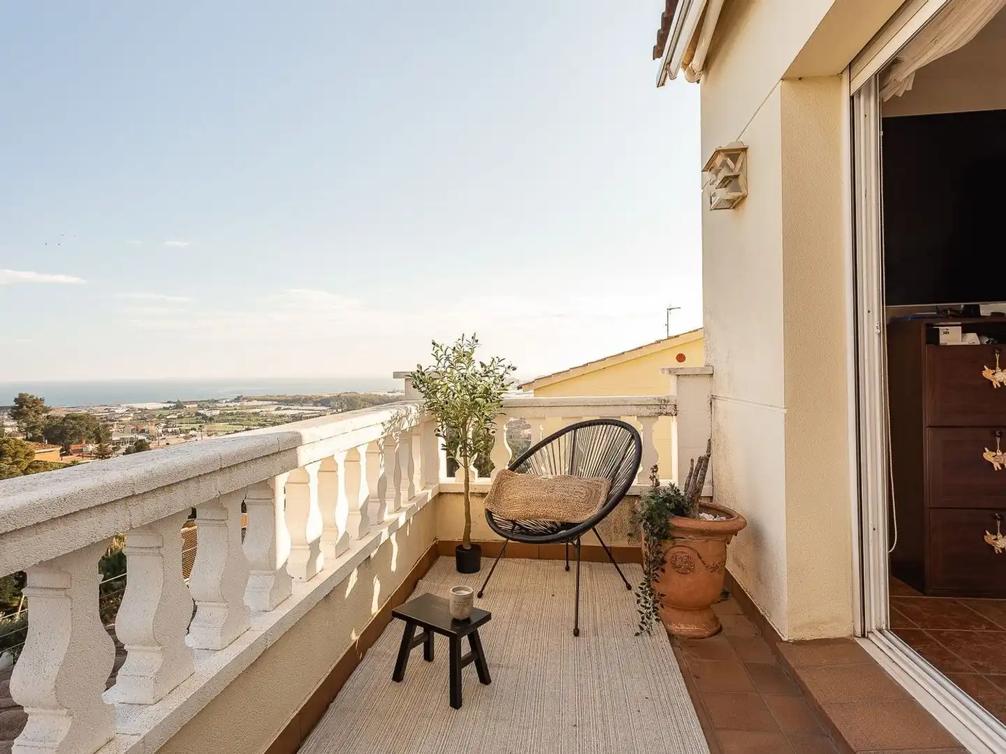 Terraza de Casa o chalet en venta en Santa Susanna con Aire acondicionado, Jardín privado y Terraza