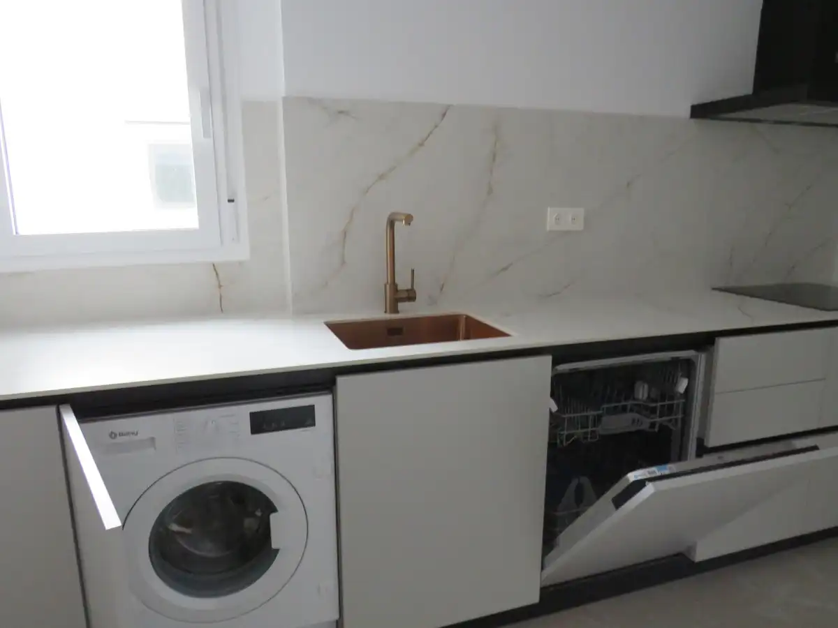 Cocina de Apartamento en venta en Fuengirola con Aire acondicionado, Calefacción y Terraza