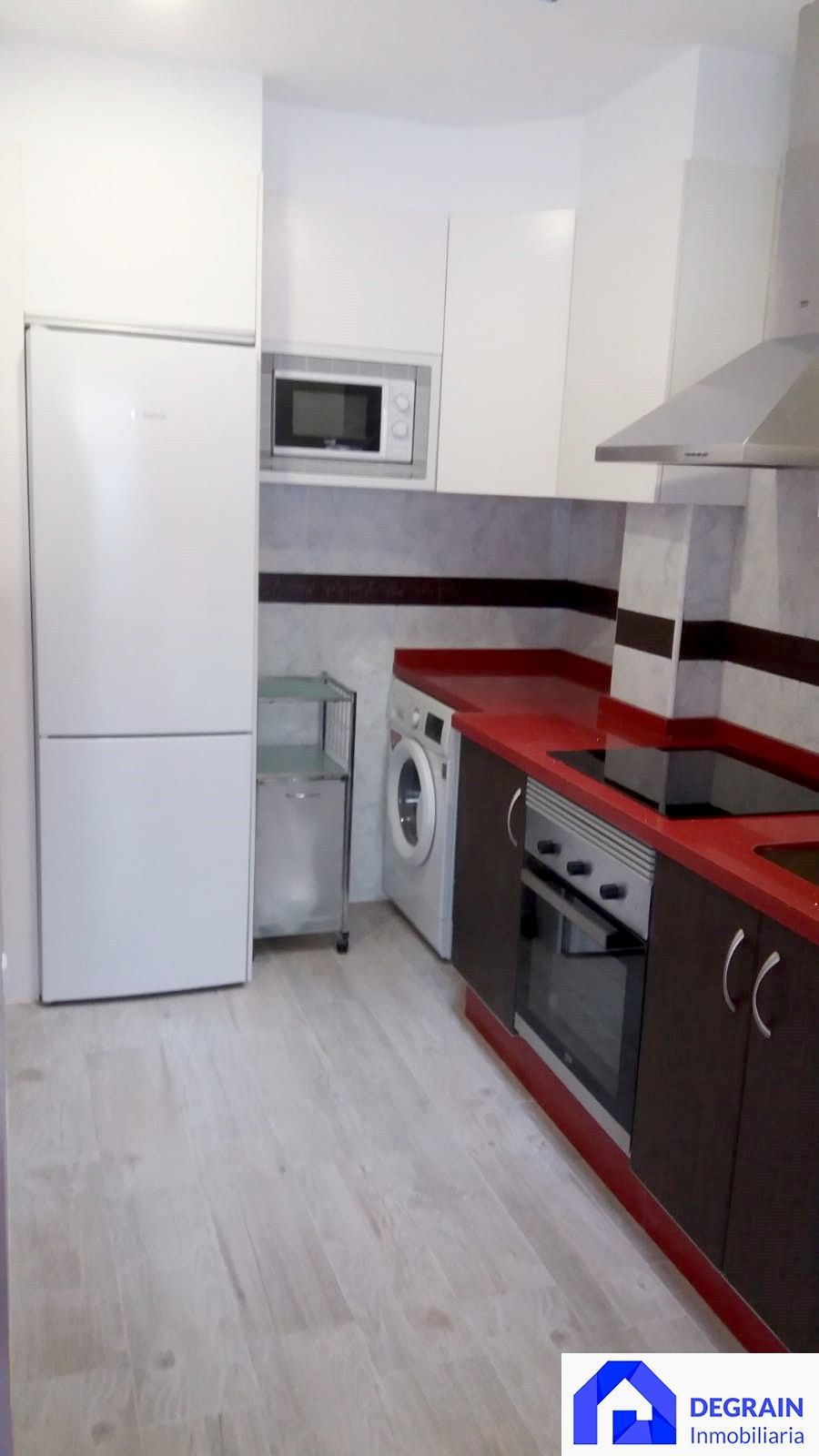 Kitchen of Flat for rent in Oviedo   with Heating and Furnished