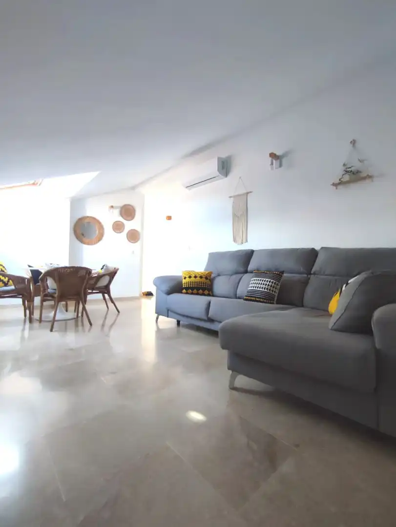 Living room of Attic for sale in Alcalá de Guadaira  with Air Conditioner, Terrace and Storage room