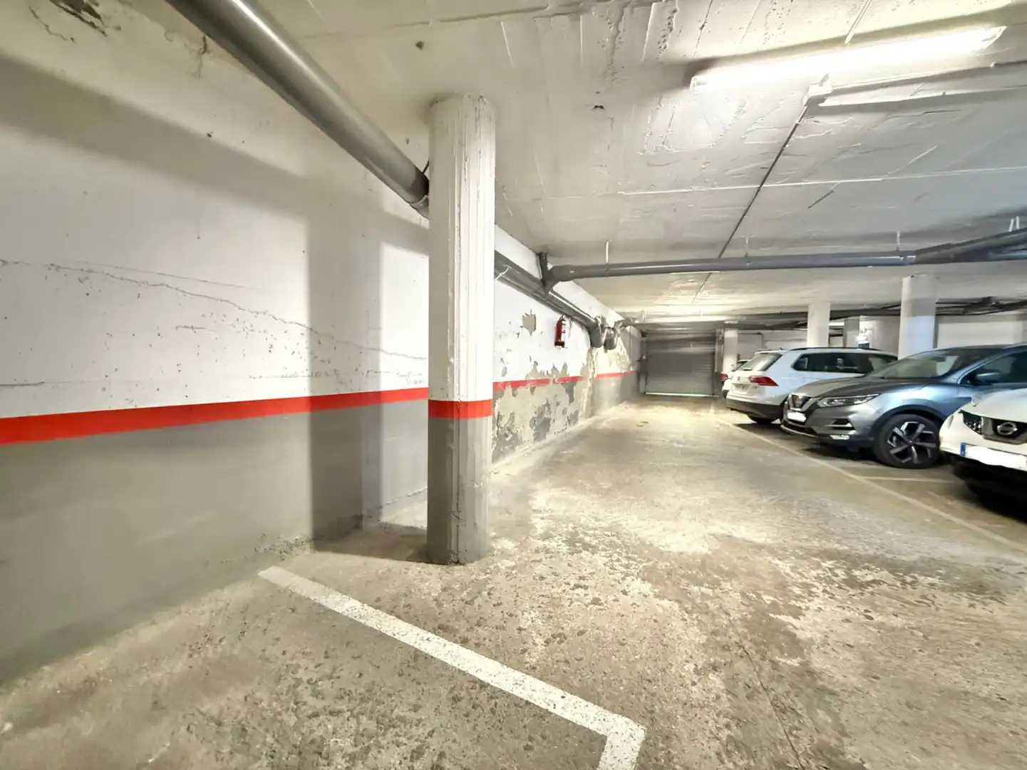 Parking of Flat for sale in Sant Just Desvern  with Air Conditioner, Heating and Parquet flooring