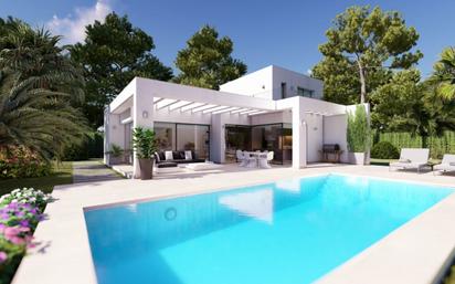 Exterior view of House or chalet for sale in Moraira  with Air Conditioner and Swimming Pool