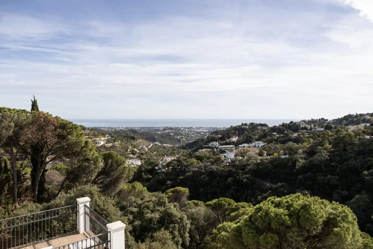 Exterior view of Detached homes for sale in Benahavís  with Air Conditioner, Terrace and Jacuzzi
