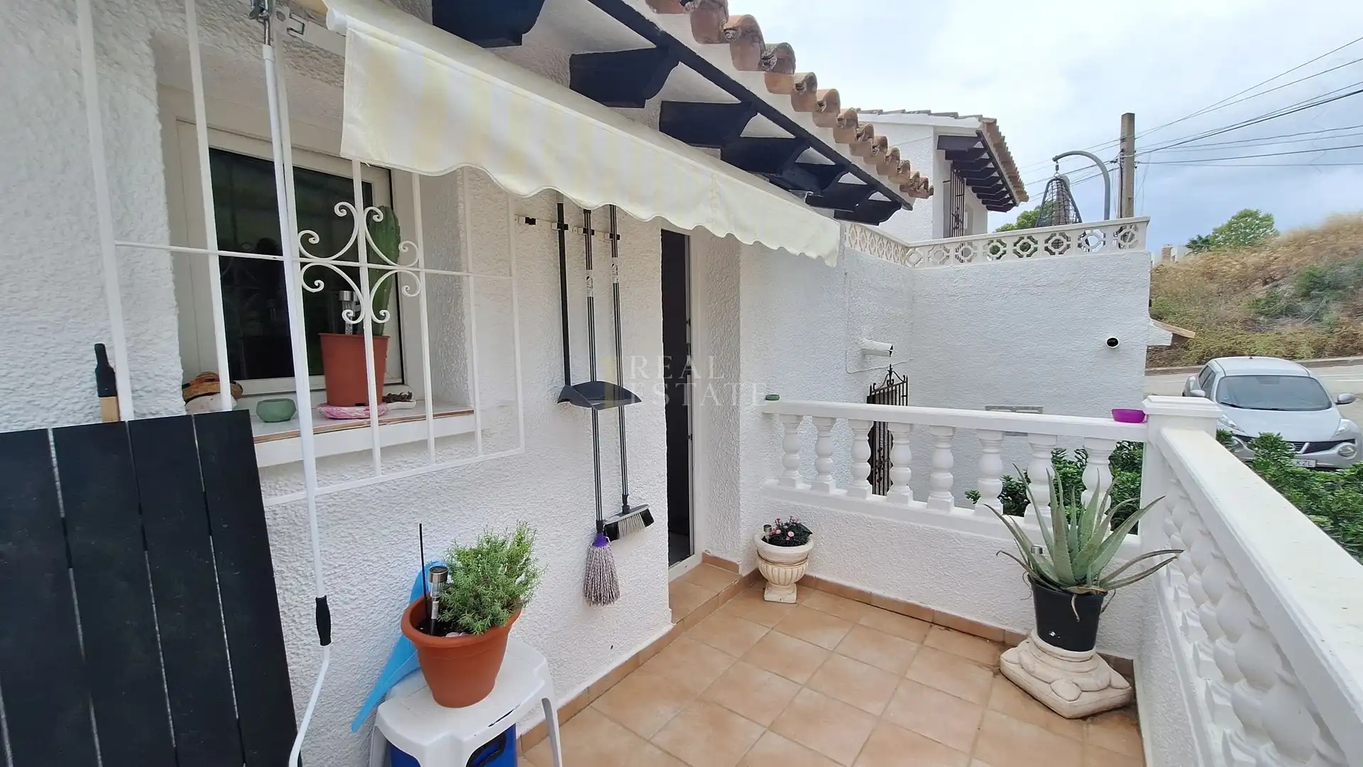 Balcony of Detached homes for sale in Moraira  with Air Conditioner, Terrace and Storage room