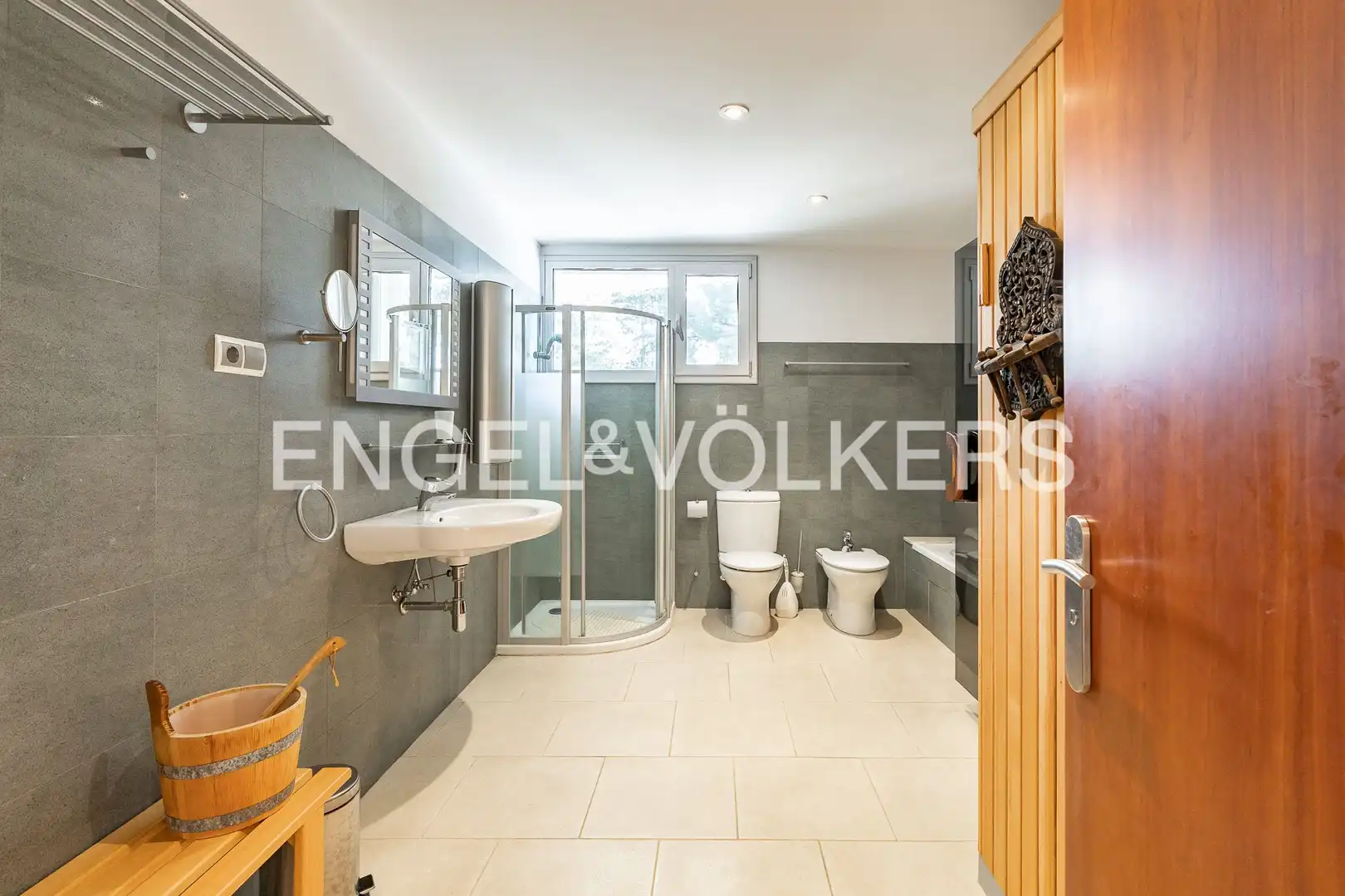 Baño de Casa o chalet en venta en Sant Andreu de Llavaneres con Calefacción, Jardín privado y Parquet