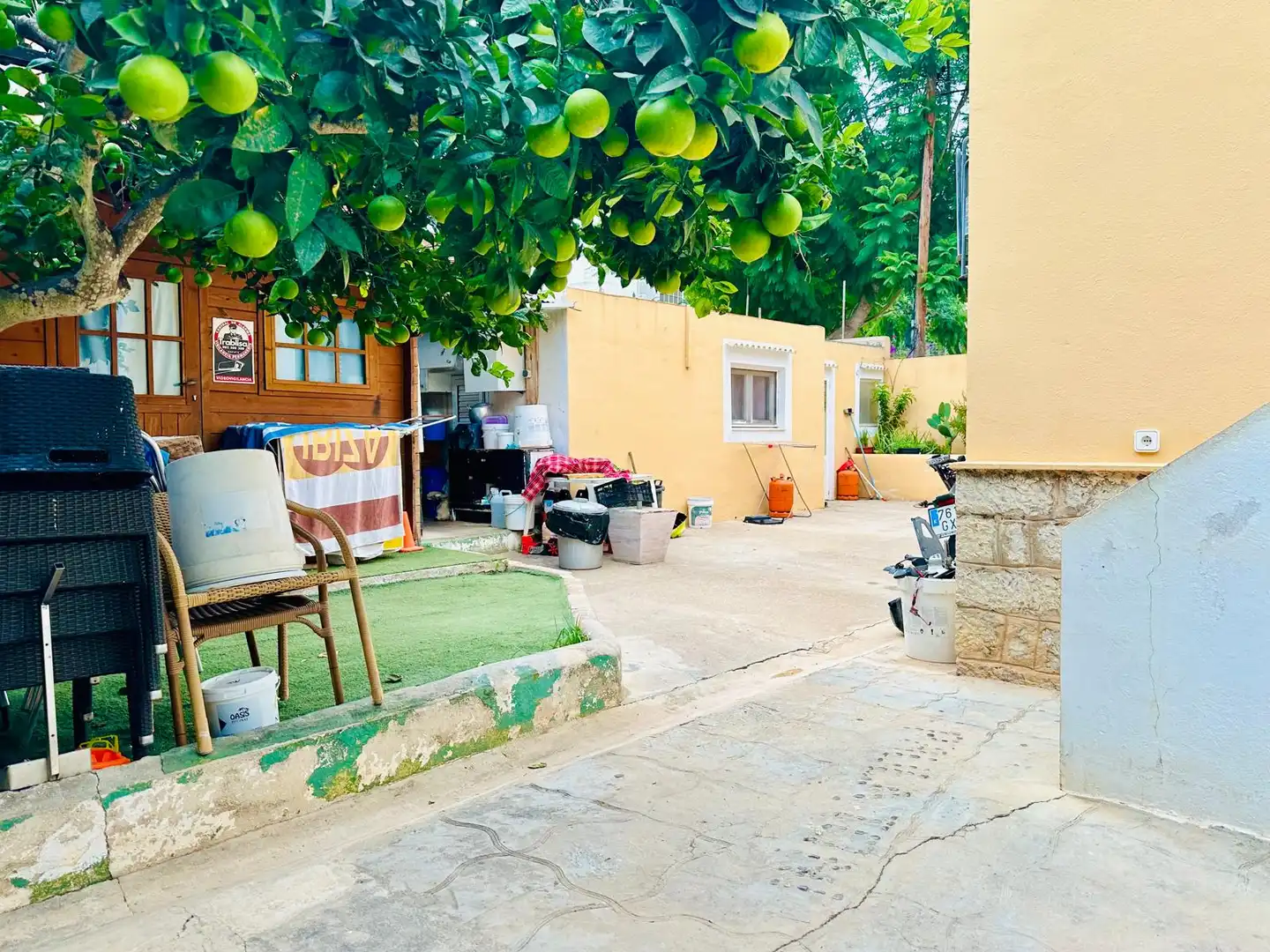 Vista exterior de Casa o xalet en venda en Eivissa amb Aire condicionat, Jardí privat i Terrassa