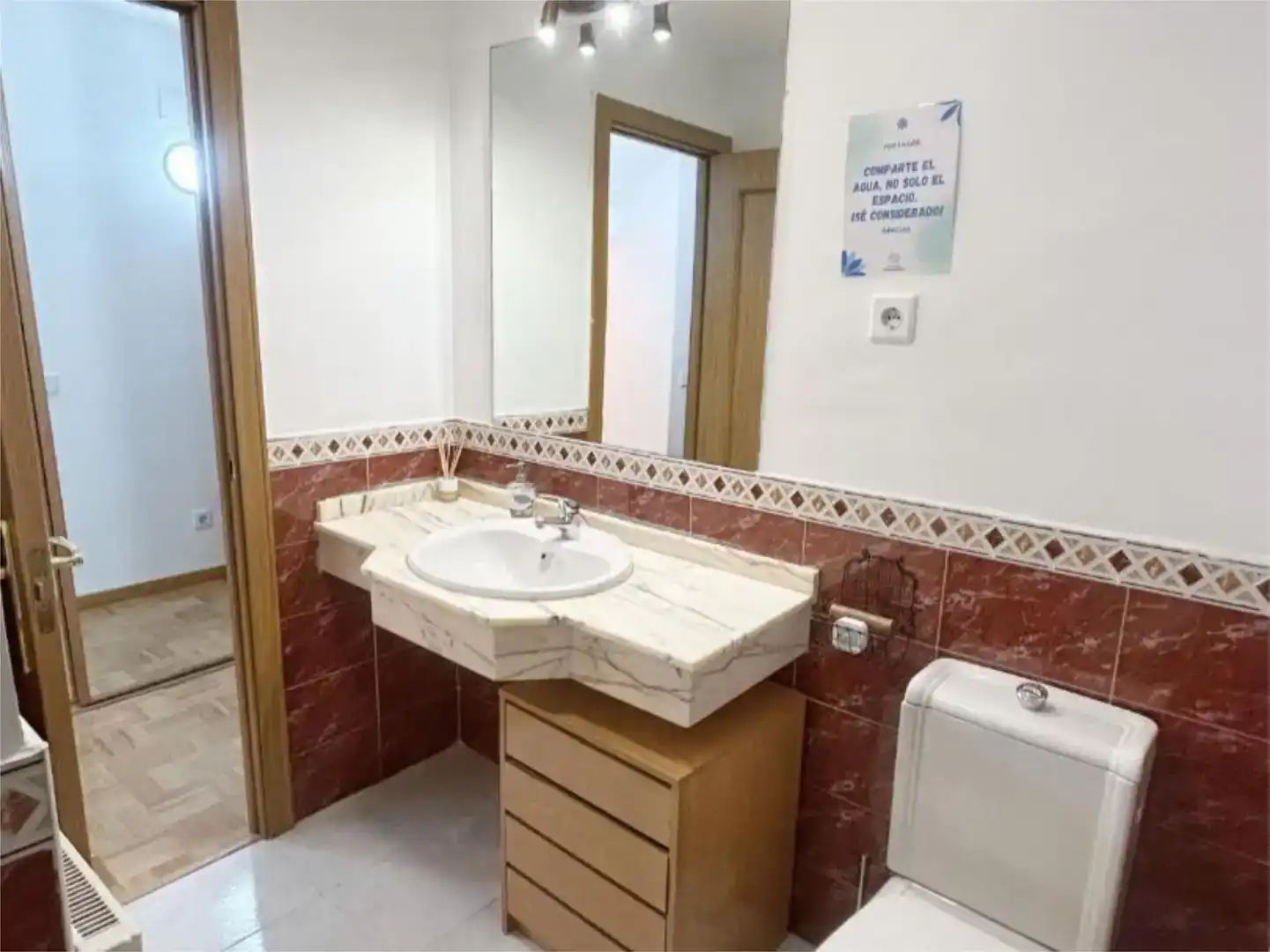 Bany de Pis per a compartir en Villalbilla amb Aire condicionat, Jardí privat i Parquet