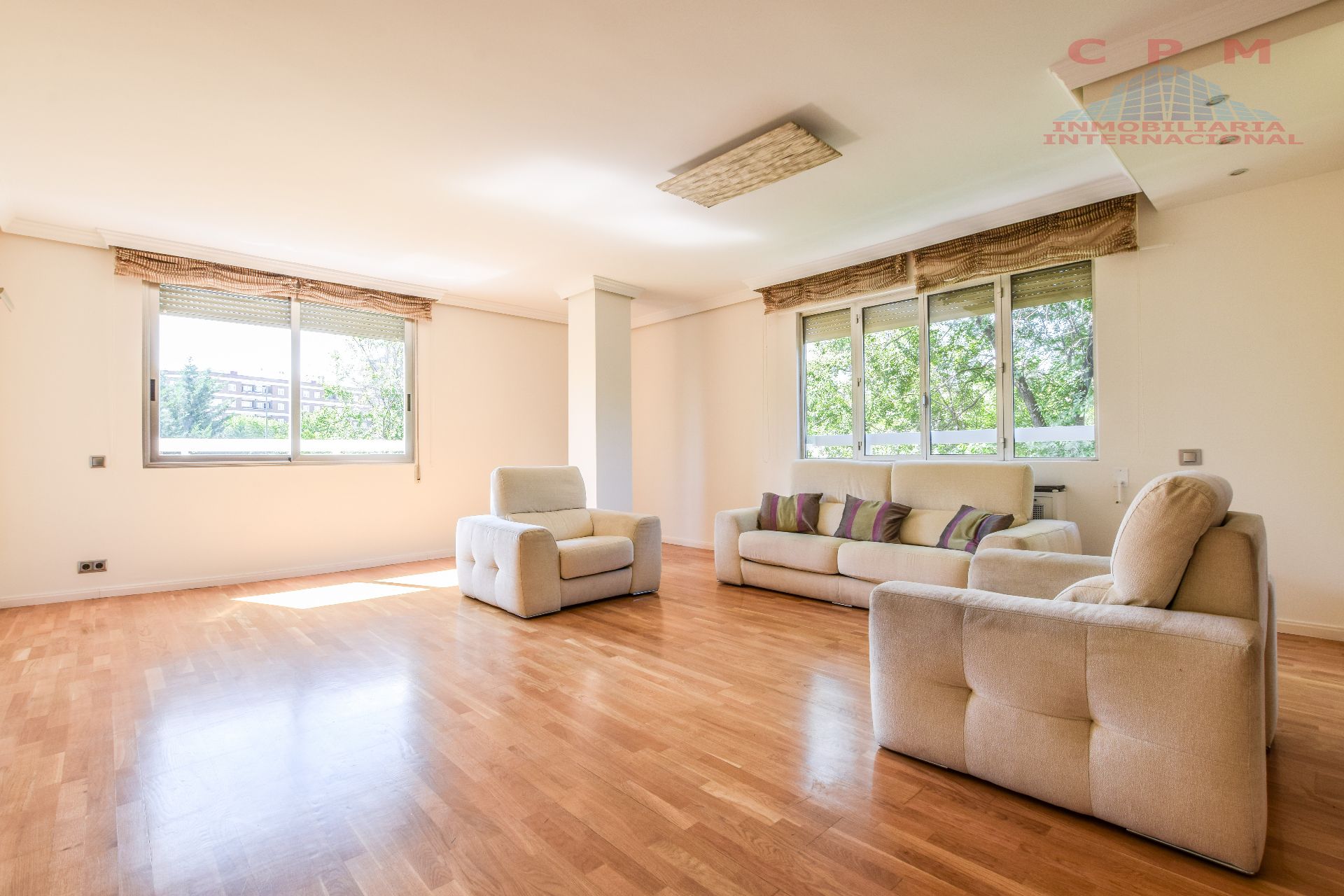 Living room of Flat to rent in  Madrid Capital  with Air Conditioner, Heating and Oven