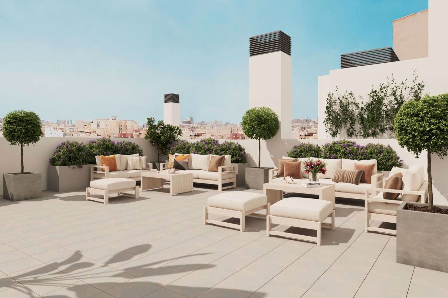 Terrace of Apartment for sale in Málaga Capital  with Air Conditioner, Heating and Terrace