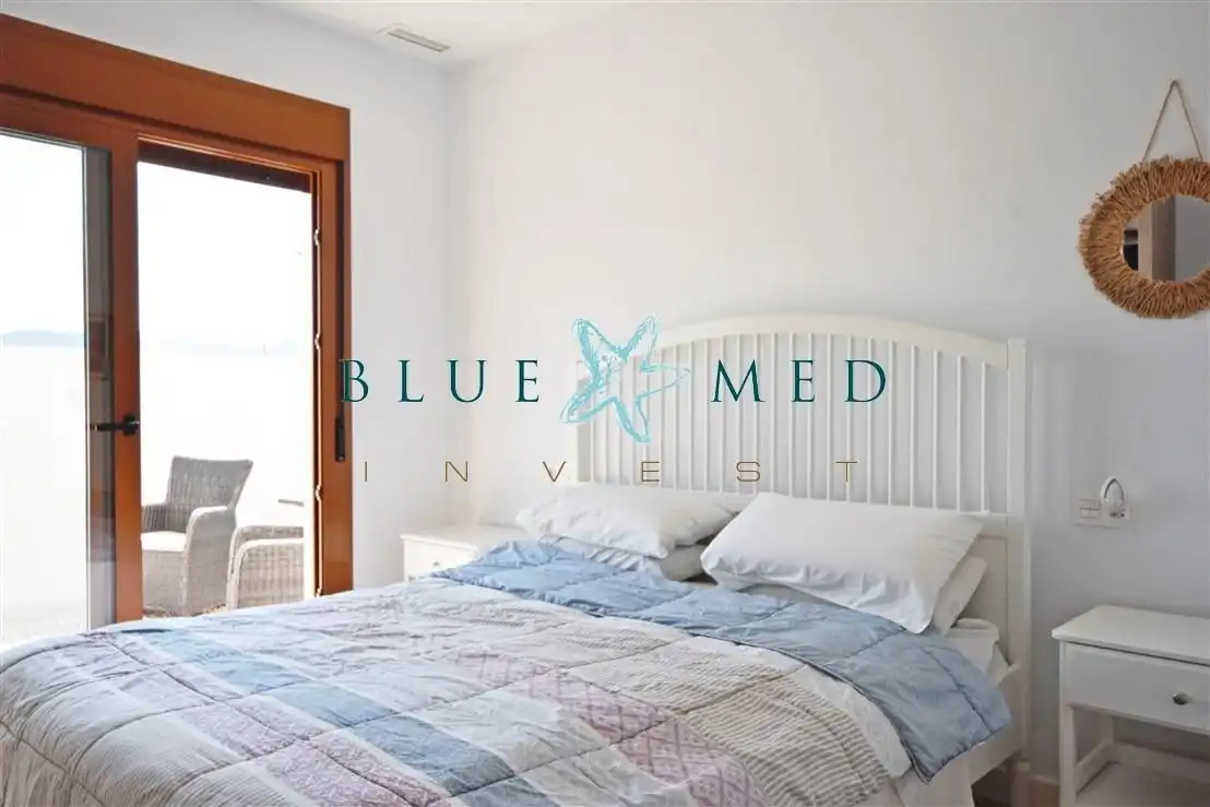 Schlafzimmer von Wohnungen zum Verkauf in Mazarrón mit Klimaanlage, Heizung und Privatgarten