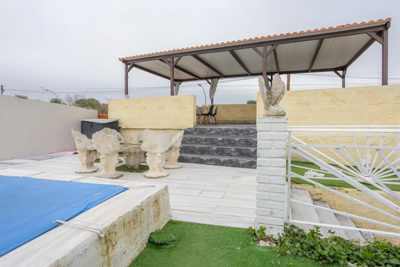 Terraza de Casa o chalet en venta en Casarrubios del Monte con Aire acondicionado, Calefacción y Jardín privado