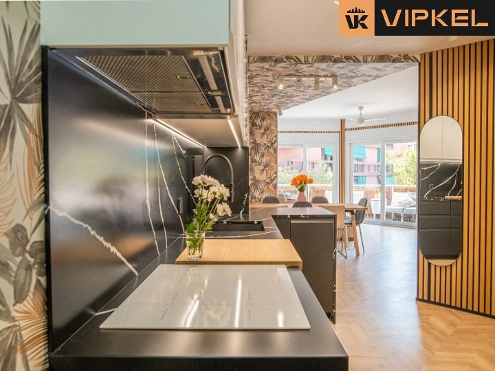 Kitchen of Flat for sale in  Barcelona Capital  with Air Conditioner, Heating and Parquet flooring