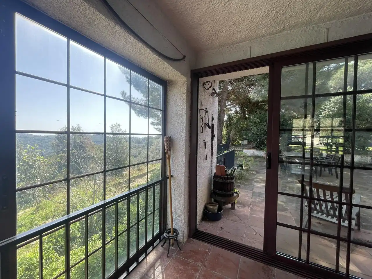 Balcony of Country homes for sale in Sant Iscle de Vallalta  with Private garden, Terrace and Swimming Pool