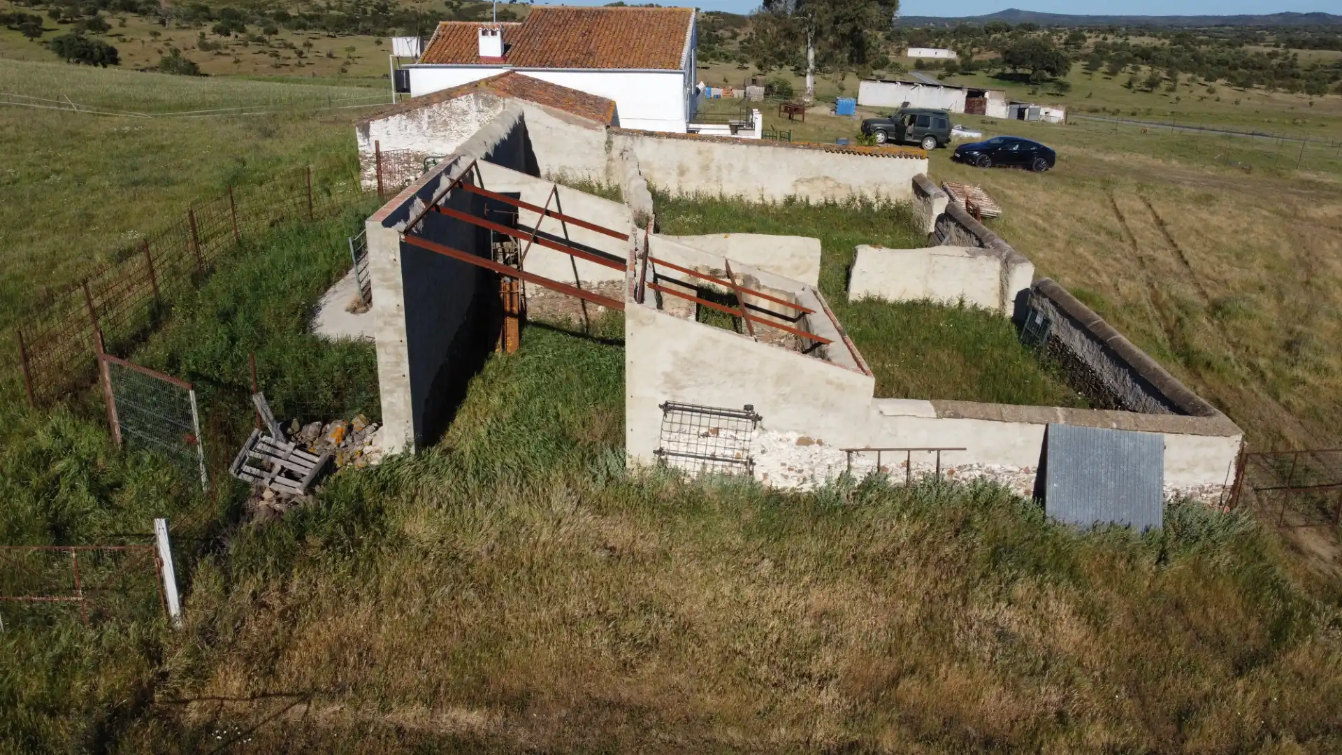 Vista exterior de Finca rústica en venta en Paymogo con Jardín privado, Terraza y Amueblado