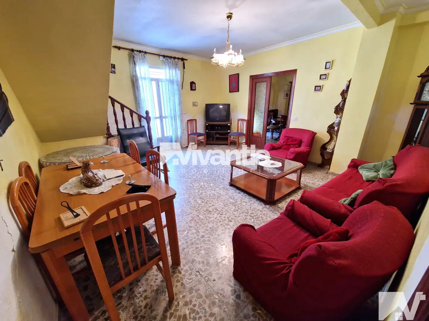 Living room of Houses for sale in Lorca  with Terrace, Storage room and Furnished