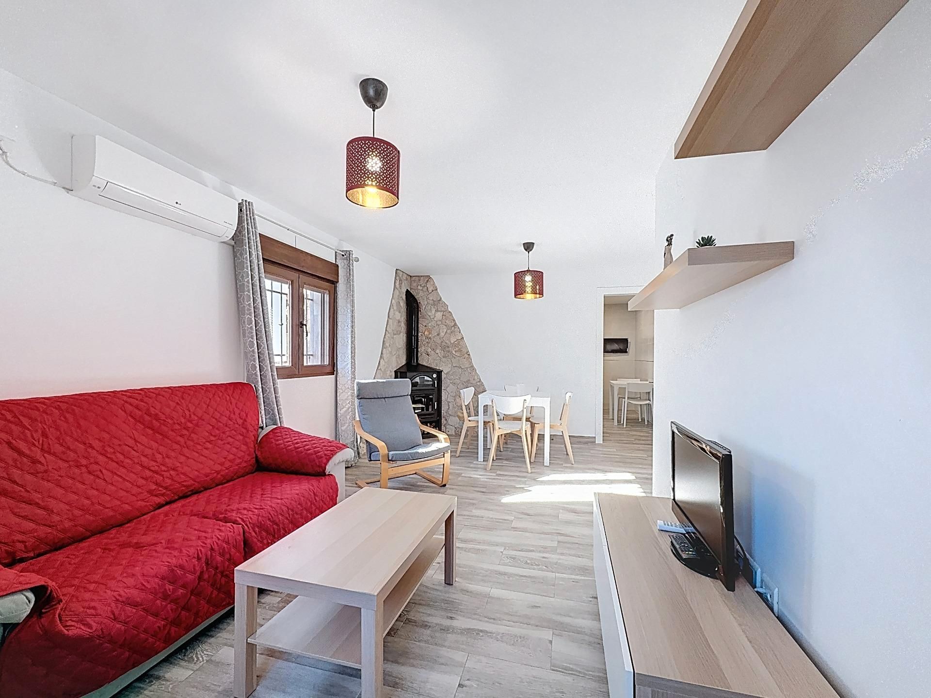 Sala de estar de Casa o chalet en venta en Ardales con Aire acondicionado, Terraza y Horno