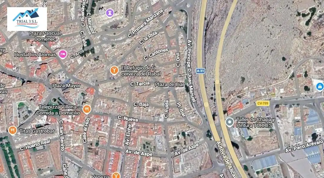 Vista exterior de Piso en venta en Villena