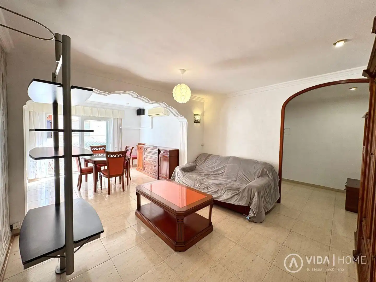 Sala d'estar de Pis en venda en Xeraco amb Aire condicionat, Terrassa i Moblat