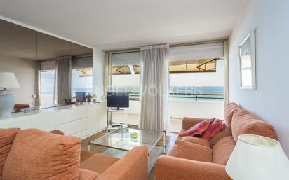 Living room of Attic for sale in Calafell  with Terrace, Swimming Pool and Balcony