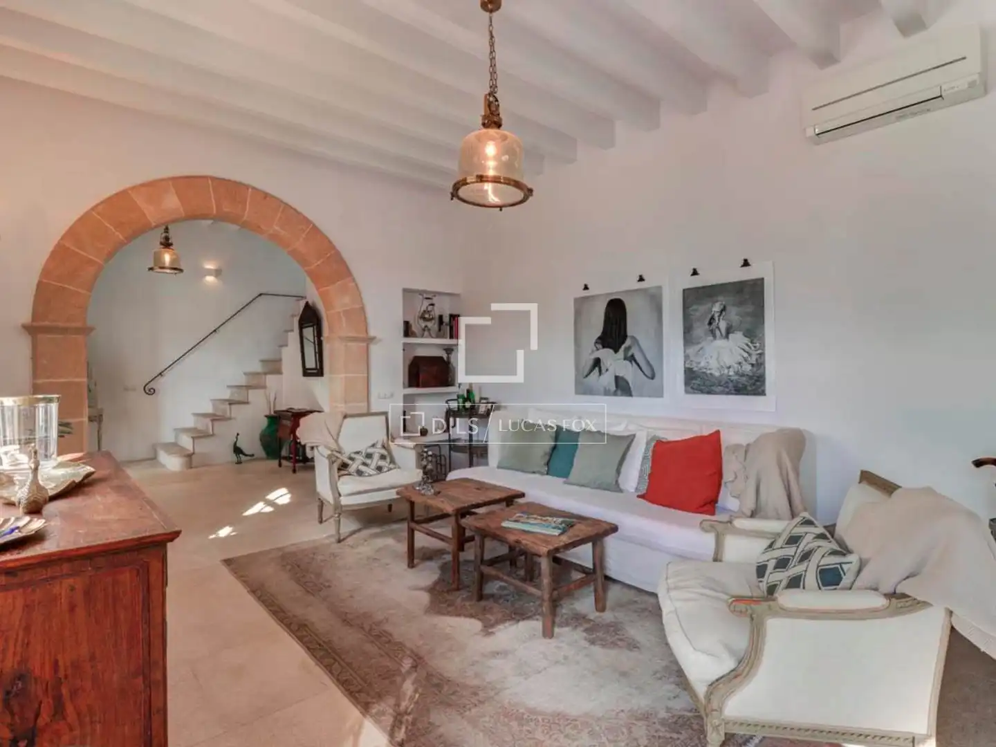 Living room of Houses for rent in  Palma de Mallorca  with Air Conditioner, Heating and Private garden