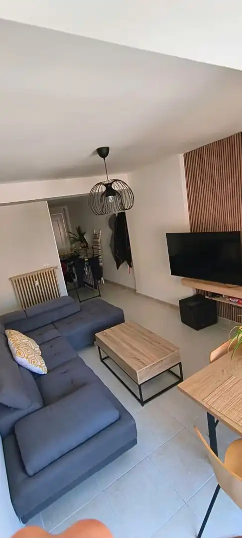 Living room of Flat for rent in Cuenca  with Heating and Furnished