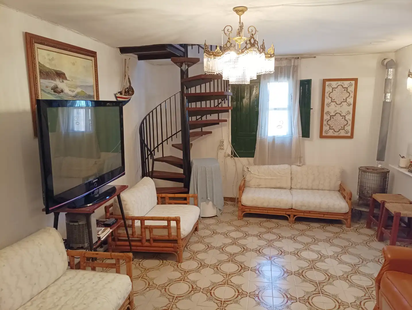 Wohnzimmer von Country house zum Verkauf in Crevillent mit Heizung, Privatgarten und Terrasse