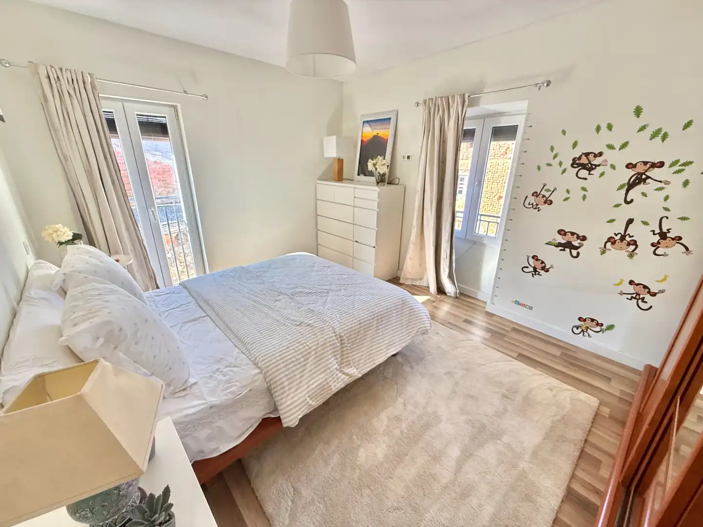 Schlafzimmer von Country house zum Verkauf in Torquemada mit Parkett, Terrasse und Möbliert