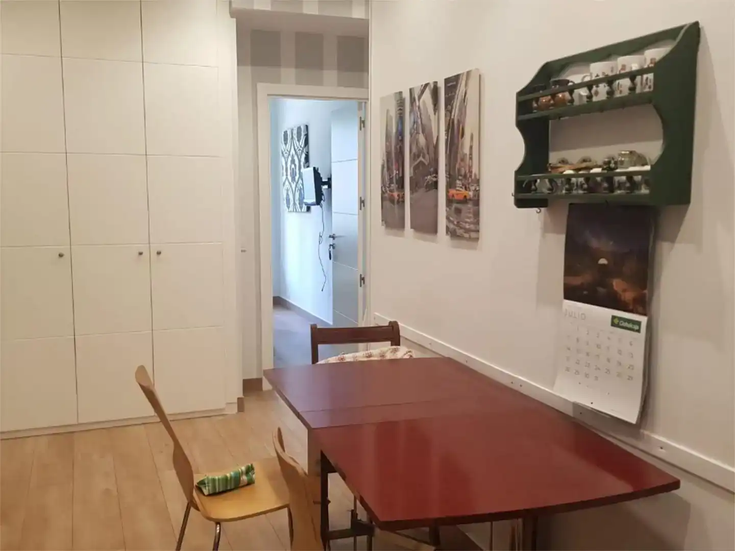 Esszimmer von Wohnung zur Miete in  Madrid Capital