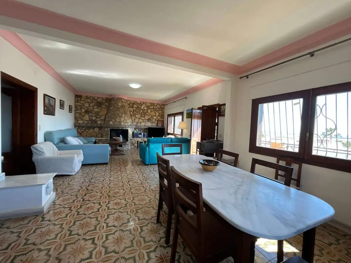 Sala d'estar de Apartament de lloguer en Cuevas del Almanzora amb Aire condicionat, Calefacció i Terrassa