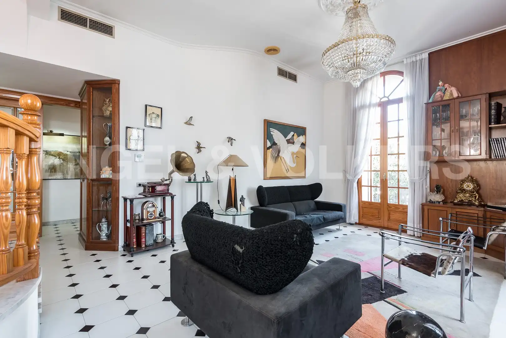 Sala de estar de Casa o chalet de alquiler en Sant Fost de Campsentelles con Calefacción, Jardín privado y Terraza