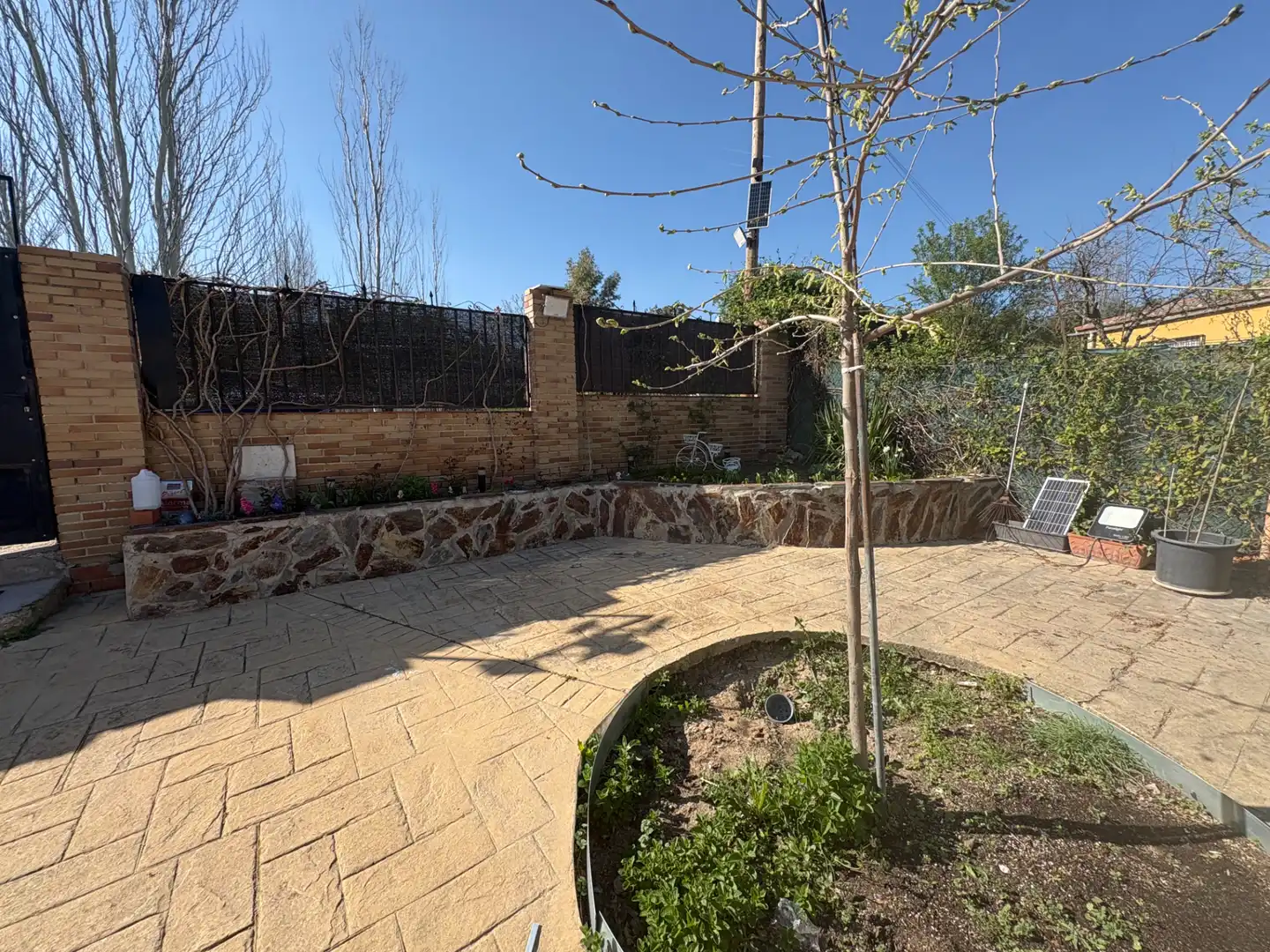 Terrace of Houses for sale in El Viso de San Juan  with Air Conditioner, Private garden and Parquet flooring