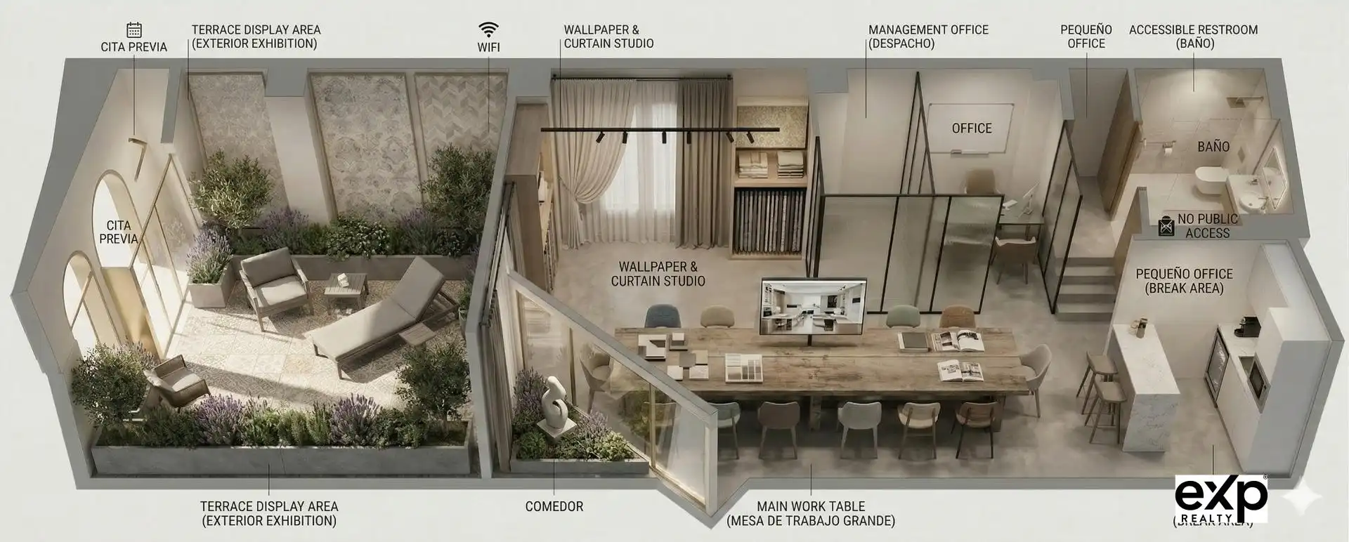 Sala de estar de Local en venta en Valencia