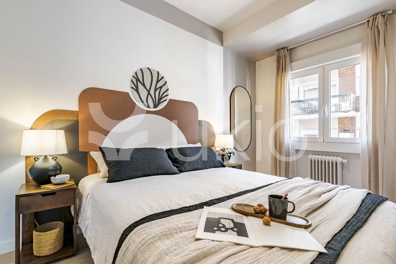 Bedroom of Apartments for rent in Madrid  with Air Conditioner, Heating and Furnished