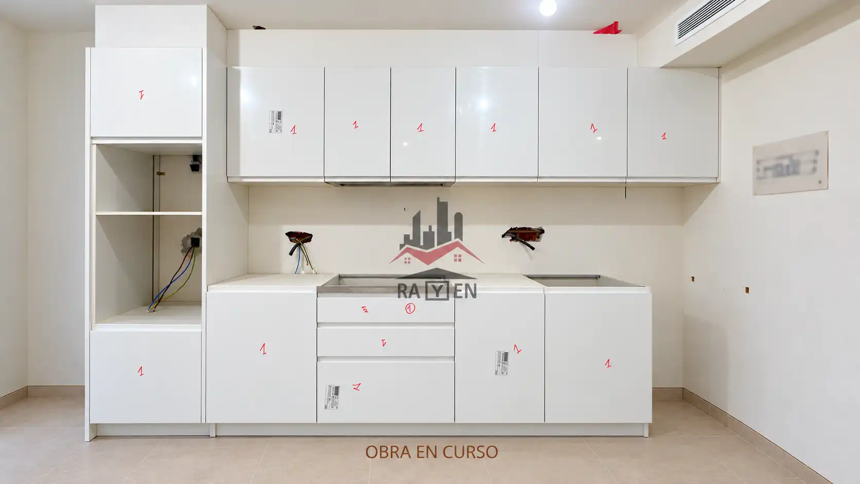 Kitchen of Flat for sale in Creu de la Mà