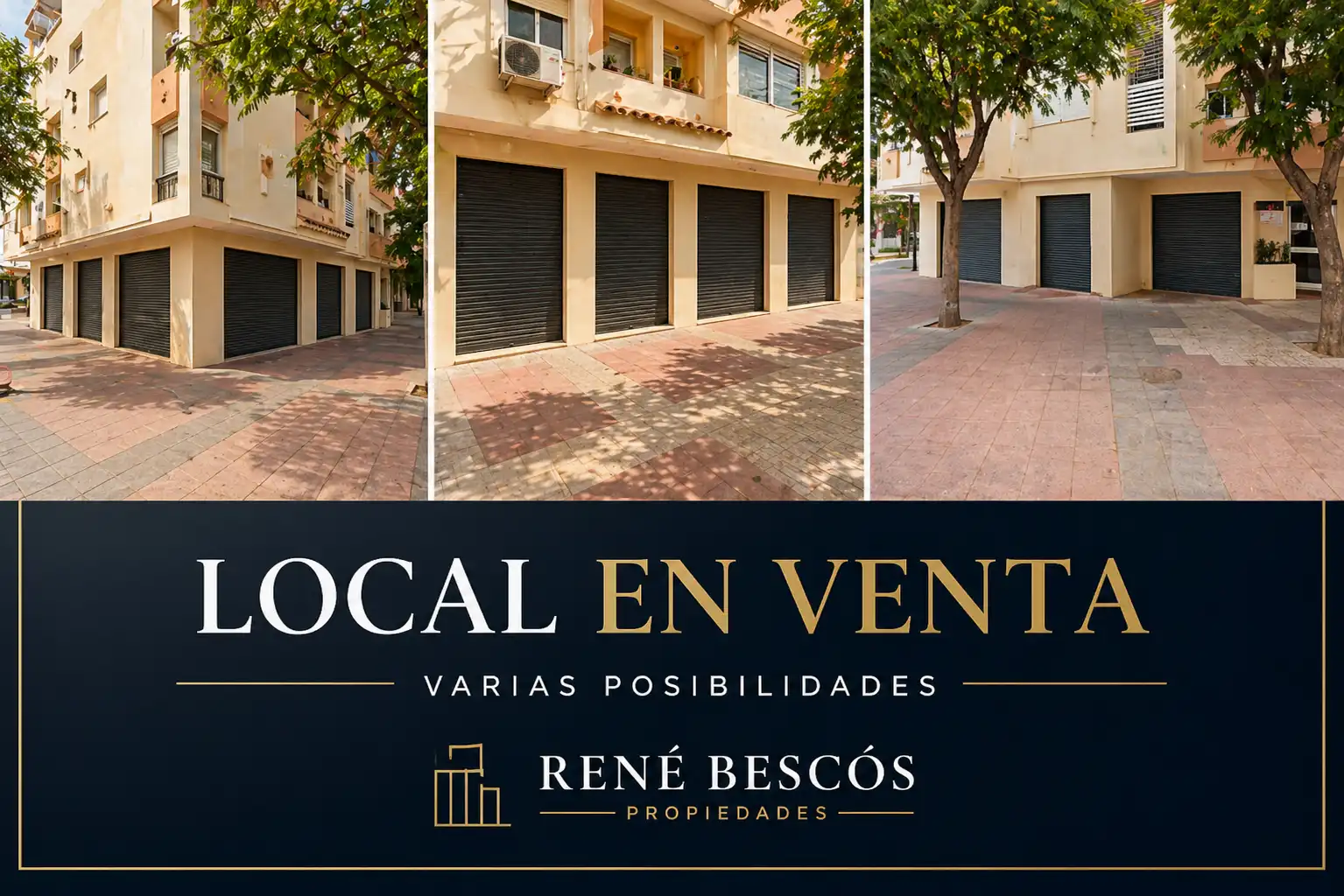 Außenansicht von Geschaftsraum zum Verkauf in Estepona mit Terrasse