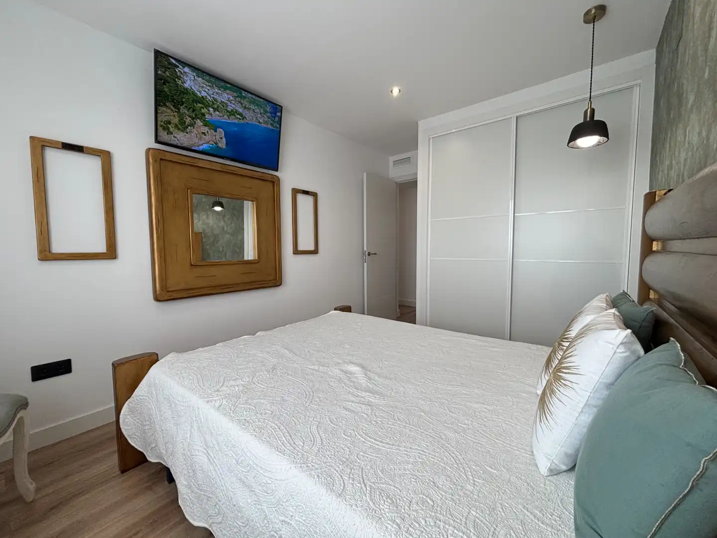 Bedroom of Flat for sale in Burriana / Borriana  with Air Conditioner, Storage room and Furnished