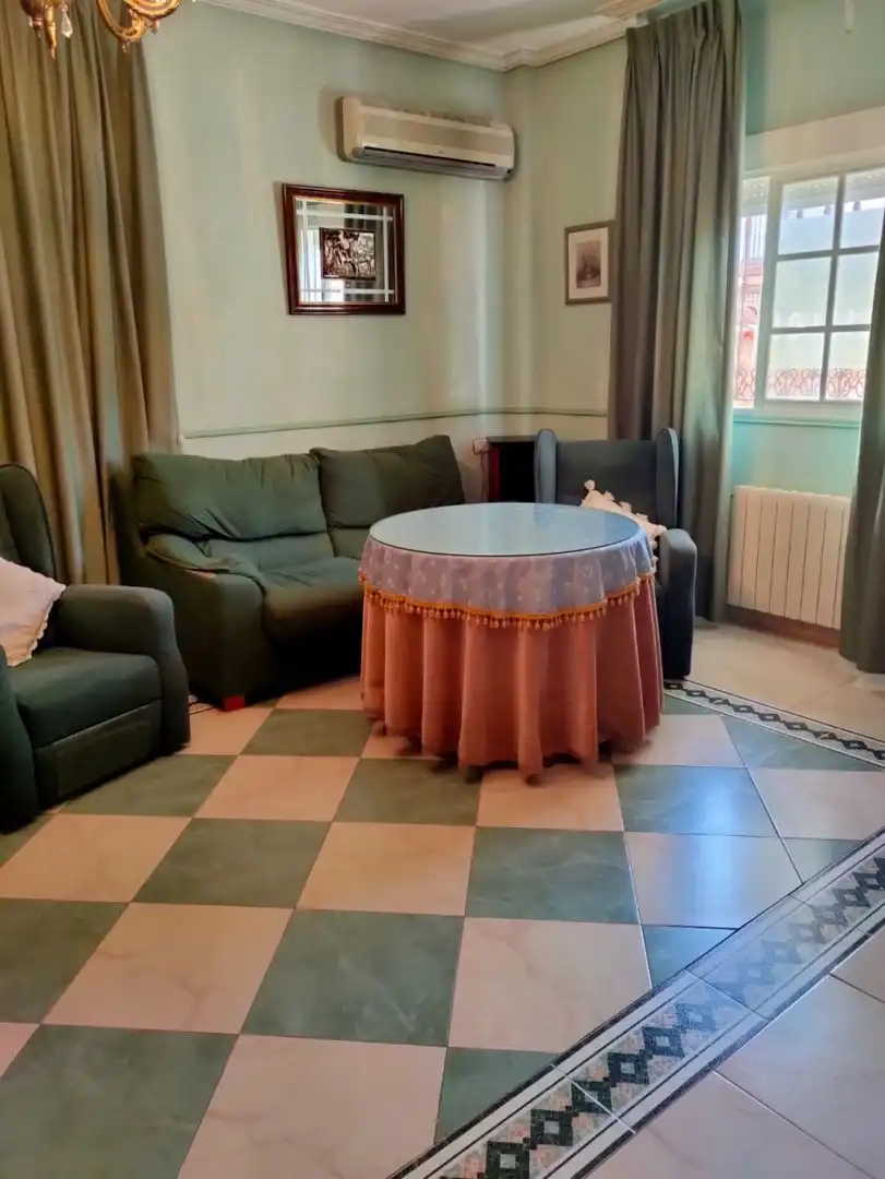 Sala d'estar de Pis de lloguer en Almendralejo amb Aire condicionat, Terrassa i Traster