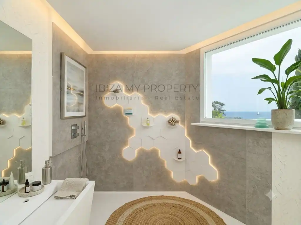 Baño de Casa o chalet en venta en Santa Eulària des Riu con Aire acondicionado, Trastero y Piscina