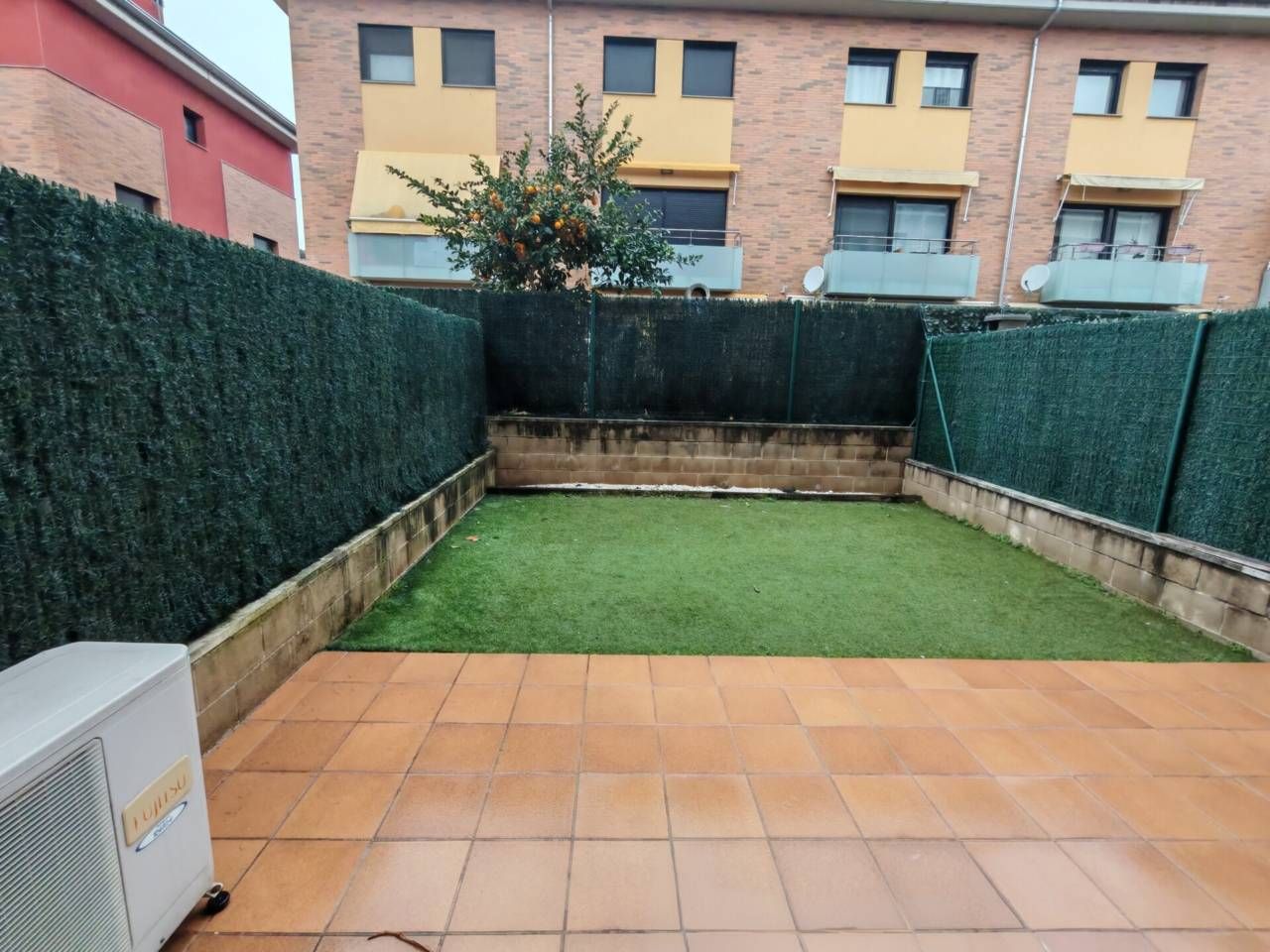 Terrace of Single-family semi-detached to rent in Girona Capital  with Air Conditioner, Heating and Private garden