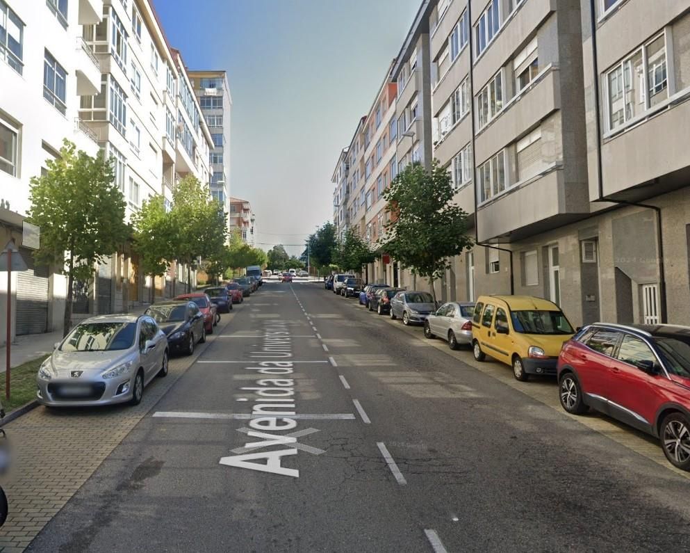 Exterior view of Flat for sale in Ourense Capital   with Heating, Parquet flooring and Terrace