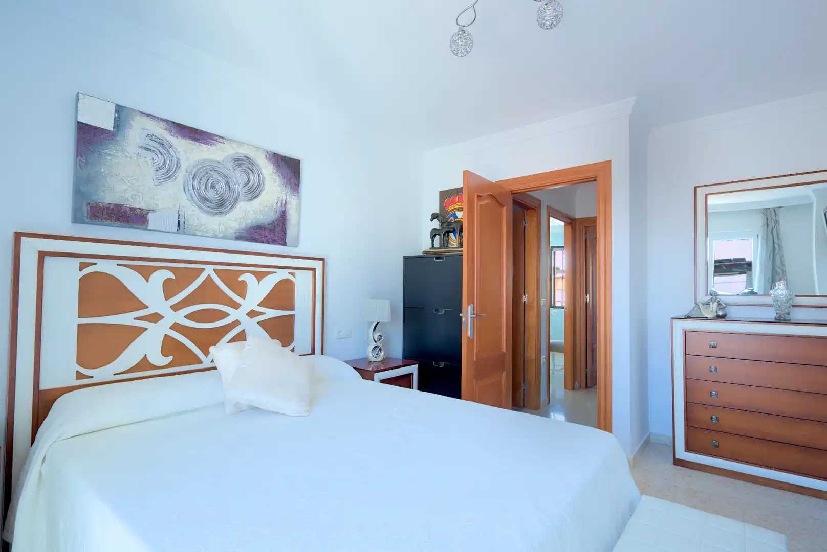 Bedroom of Houses for sale in Vélez-Málaga  with Air Conditioner, Swimming Pool and Furnished
