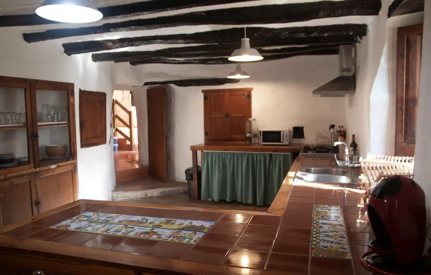 Cocina de Finca rústica en venta en Sant Sadurní d'Anoia con Aire acondicionado, Calefacción y Jardín privado
