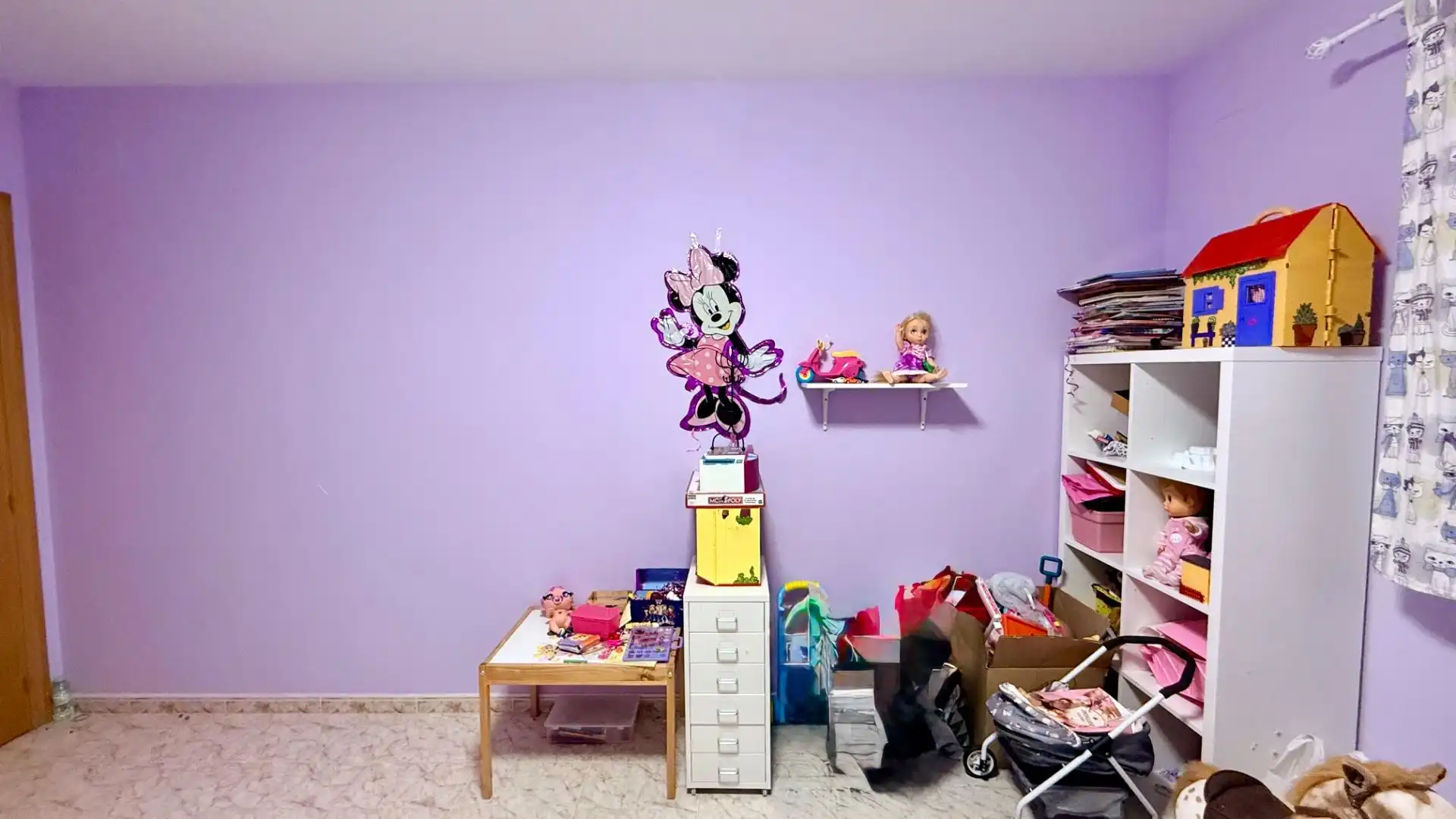 Schlafzimmer von Einfamilien-Reihenhaus zum Verkauf in Cuéllar mit Heizung, Privatgarten und Abstellraum
