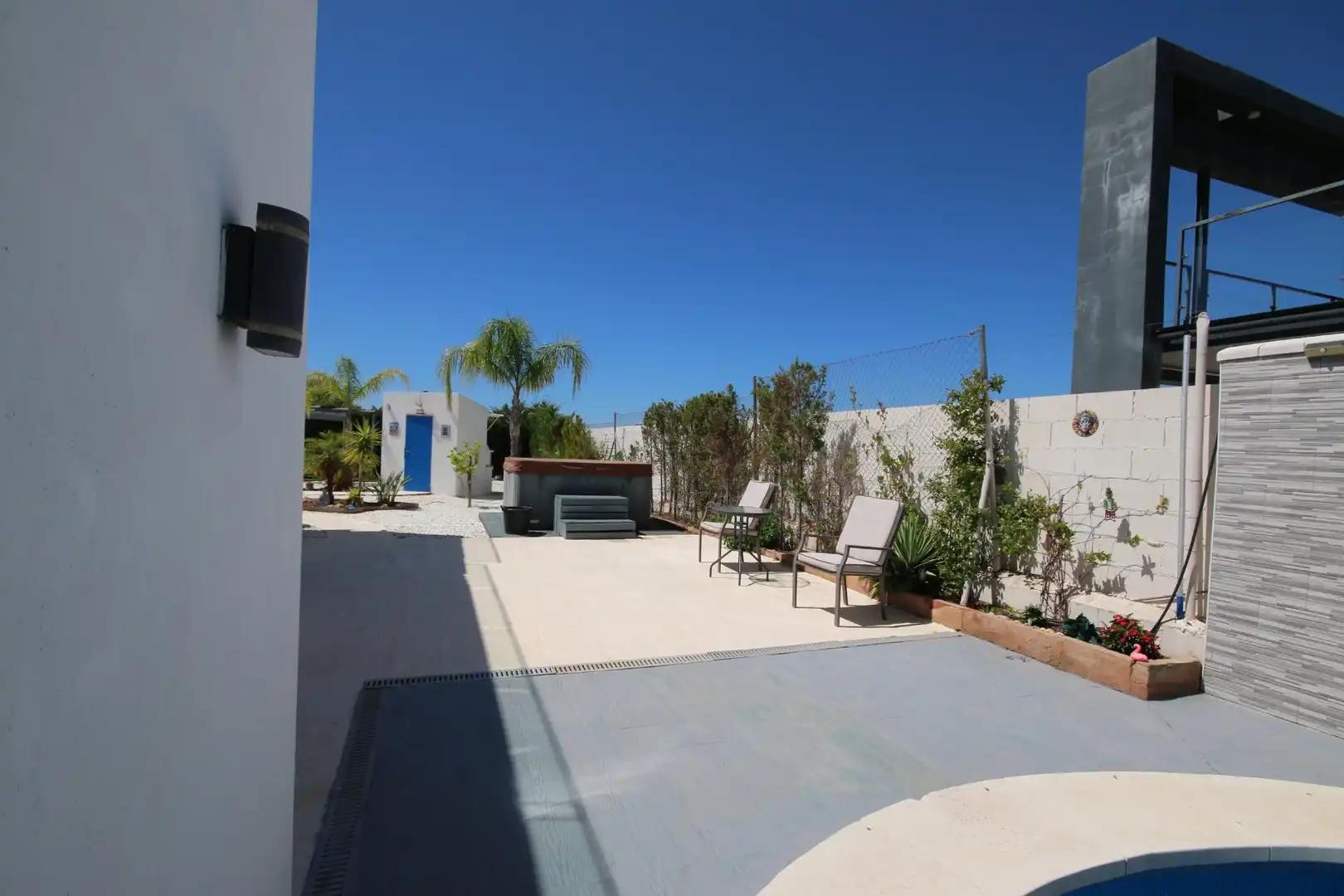 Terrassa de Casa o xalet en venda en Ayamonte amb Aire condicionat, Piscina i Jacuzzi